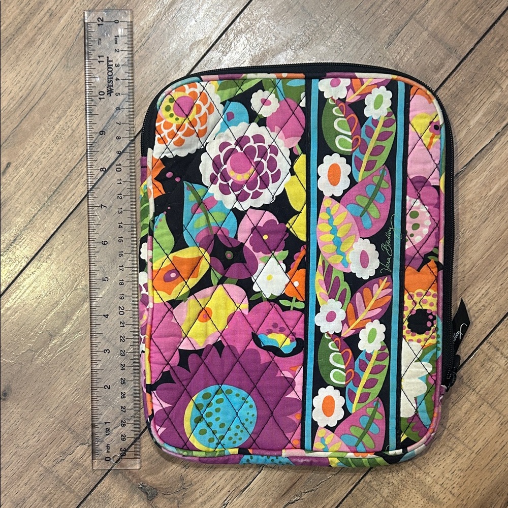 Vera Bradley Colorful Floral Quilted Pouch - Picture 3 of 3